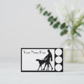 Deco Dog Walker Visitekaartje (Staand voorkant)