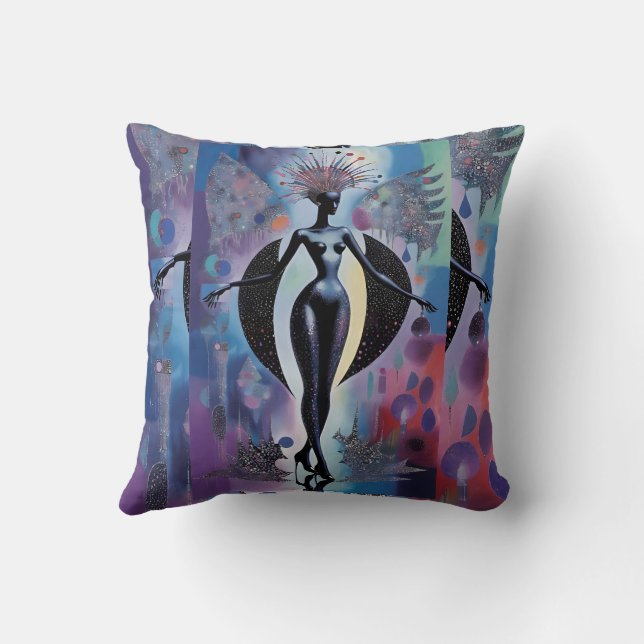 Deco Dreaming - Ken Gage Art Kussen (Achterkant)