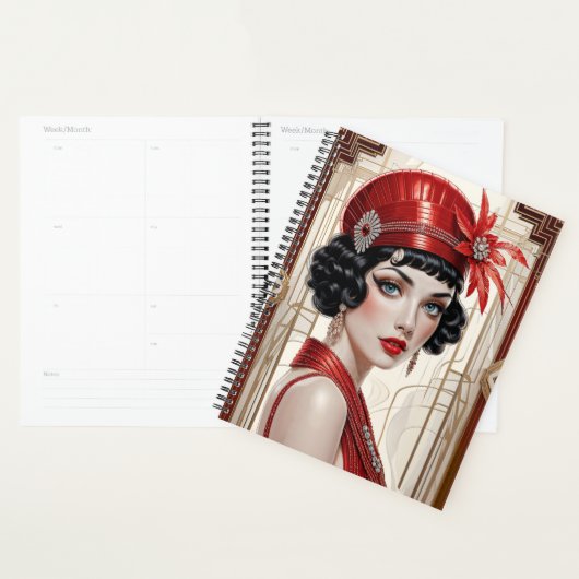 Deco Dreams Flapper Girl Planner (Display)
