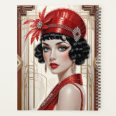 Deco Dromen Flapper Girl Planner (Achterkant)