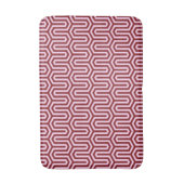 Deco Egyptian motif - burgundy and roze Badmat (Voorkant Verticaal)