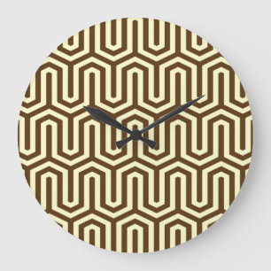 Deco Egyptian motif - chocolade en room Grote Klok