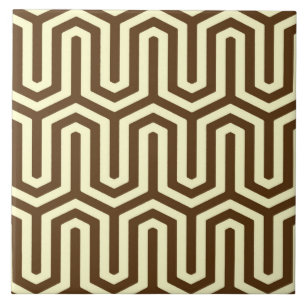 Deco Egyptian motif - chocolade en room Tegeltje