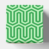 Deco Egyptian motif - jade green Bedankdoosjes (Bovenkant)