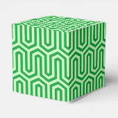 Deco Egyptian motif - jade green Bedankdoosjes (Achterkant)