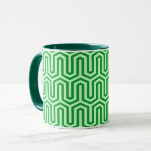 Deco Egyptian motif - jade green Mok