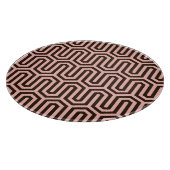Deco Egyptisch motief - roze en chocolade Snijplank (Hoek)