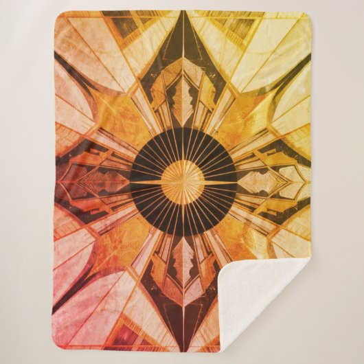 Deco Elegantie Sherpa Deken (Voorkant)