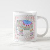 Deco Elephant Boho Style Mok (Rechts)
