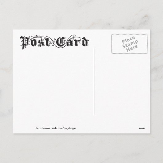 Deco fancy vrouw Kerst briefkaart (Achterkant)