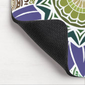 Deco Fandango in Green en Grape Muismat (Hoek)