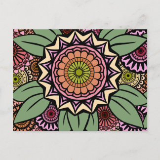 Deco Fandango in het Oranje en Groen Briefkaart