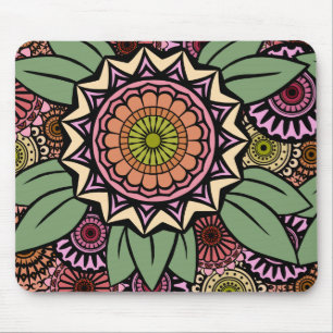 Deco Fandango in het Oranje en Groen Muismat