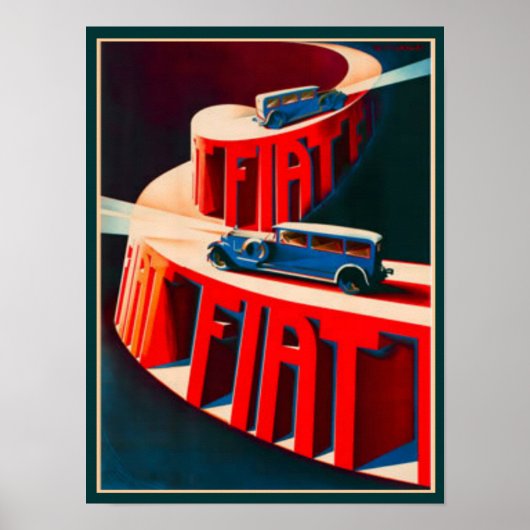  deco-fiat Poster 12 x 16 (Voorkant)