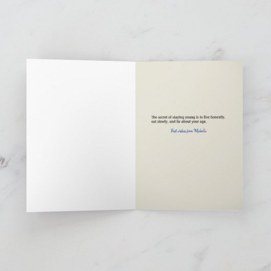  Deco Flapper verjaardagsfeest wenskaart Kaart (Binnen)