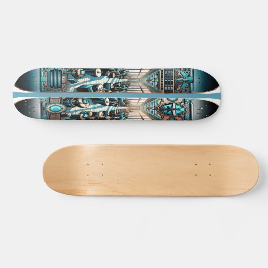 "Deco Flight Lounge Deck" Persoonlijk Skateboard (Horizontaal)