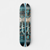 "Deco Flight Lounge Deck" Persoonlijk Skateboard (Voorkant)