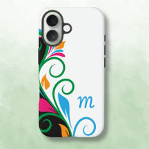 Deco Floral Monogram