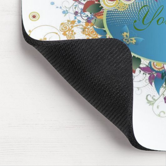 Deco floral Mousepad Muismat (Hoek)