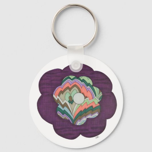 Deco Flower Sleutelhanger (Voorkant)