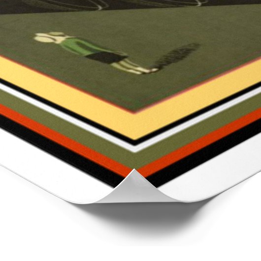 Deco Flying Scotsman Train Poster 13 x 19 (Hoek)