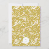 Deco Foliage Classic Holiday Party nodigt uit Kaart (Achterkant)