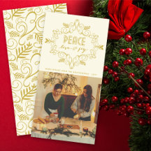  Deco Foliage Lijst Peace Love Joy Foto