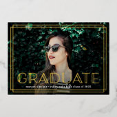 Deco Folie overlay | Aankondiging foto-Afstuderen (Voorkant)