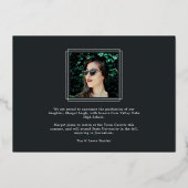 Deco Folie overlay | Aankondiging foto-Afstuderen (Achterkant)