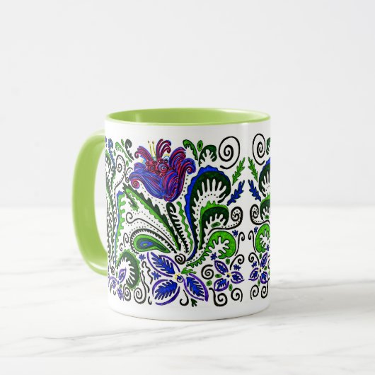 Deco Garden Mok (Voorkant links)