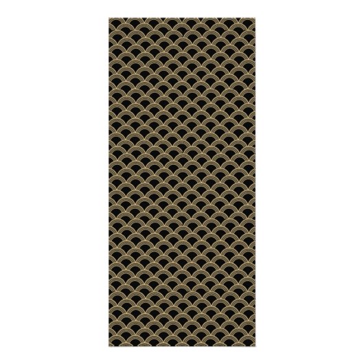  deco Gatsby Wedding Menu Art Deco 1920 (Achterkant)