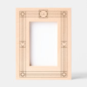 Deco Geïnspireerd Ontwerp met Monogrammen en Harte Gegraveerde Lijstjes (Voorkant)