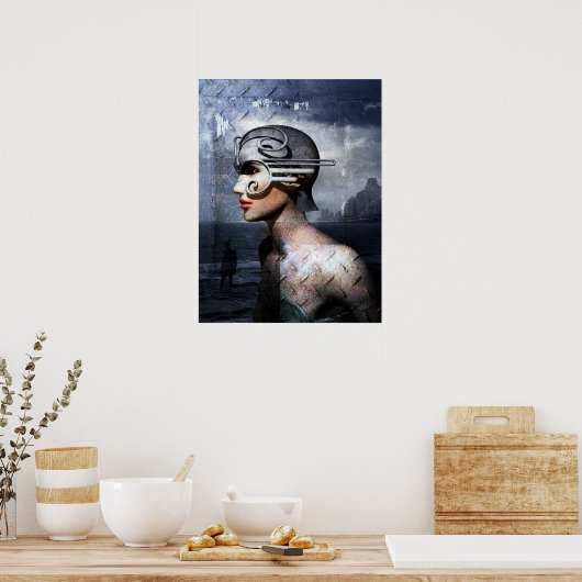 Deco Girl Poster (Keuken)