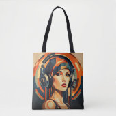 Deco Glamour Verbeeld Tote Bag (Voorkant)
