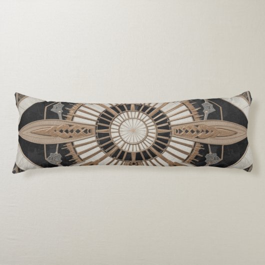 Deco Golden Dash Lichaamskussen (Voorkant)