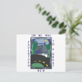 Deco Great New Adventure Briefkaart (Staand voorkant)