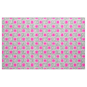 Deco Greek Key, Grey / Grey / Fuchsia Pink Stof (Yard (91,4 cm))