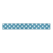 Deco Greek Key, Sky Blue en Navy Grosgrain Lint (Voorkant)