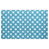 Deco Greek Key, Sky Blue en Navy Stof (Yard (91,4 cm))