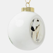 Deco Greyhound Ornament van Hevener (Links)