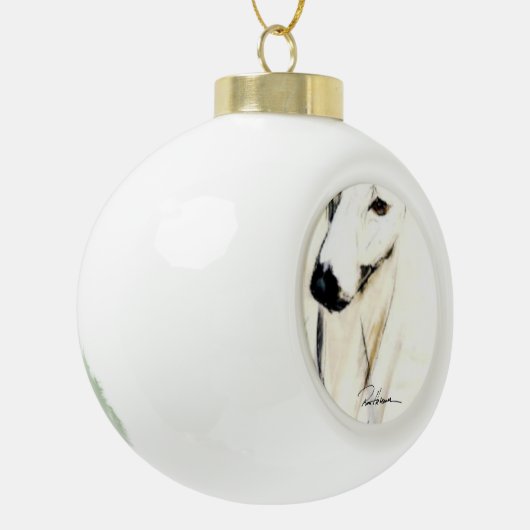 Deco Greyhound Ornament van Hevener (Links)