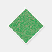  deco groen en goud servet (Hoek)