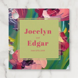 Deco Groovy Trouwschilderij Bedankjes Labels