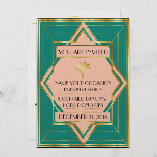 Deco Hedendaags Gala Evenement Uitnodiging