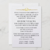 Deco Hedendaagse bruiloft / Evenementenuitnodiging Kaart (Achterkant)