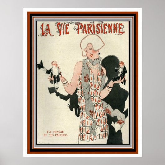 Deco-Hoesje voor La Vie Parisienne 16 x 20 Poster (Voorkant)