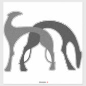 Deco Hounds Die Cut Vinyl Sticker (Vel)