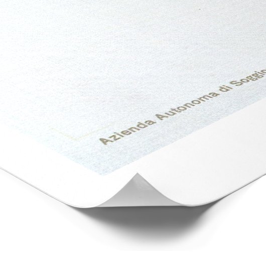  deco Italiaans skireis Poster (Hoek)