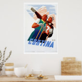  deco Italiaans skireis Poster (Keuken)