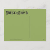 Deco Kerst briefkaart met herten, sneeuw en bomen (Achterkant)